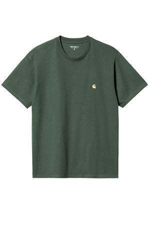 T-shirt in cotone verde scuro CARHARTT WIP | I0263912CX